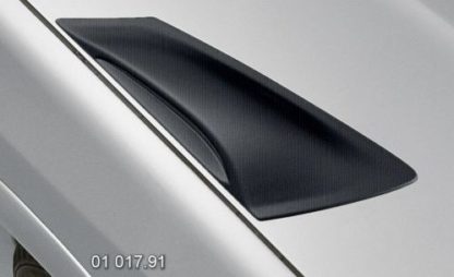 Výdechy kapoty – černý desén, Škoda Fabia