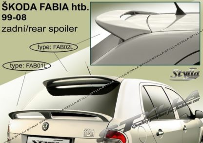Škoda Fabia 1spoiler zad. dveří horní
