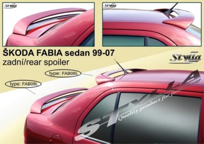 FABIA I SEDAN spoiler střešní