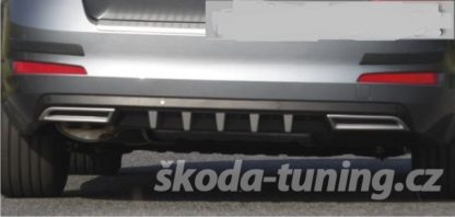 Atrapa výfuku, Alu Brush, Škoda Octavia III./ Facelift, r.v.2013/2017