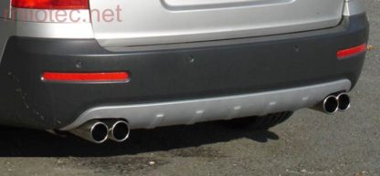 Dvojitý tlumič výfuku Milotec – 2×2 kruhové konce, Škoda Octavia II. Scout