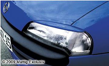 Mračítka předních světel Opel Tigra Twin Top